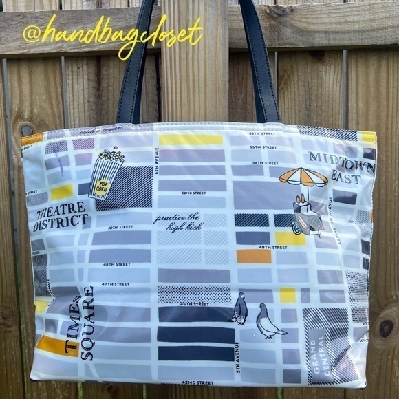 Kate Spade Yellow Taxi Cab New York Francis Tote Bag Shoulder Handbag PXRU8114 - Picture 15 of 16